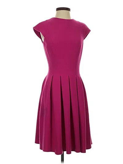 Pre-owned W By Worth Cocktail Dress In Burgundy