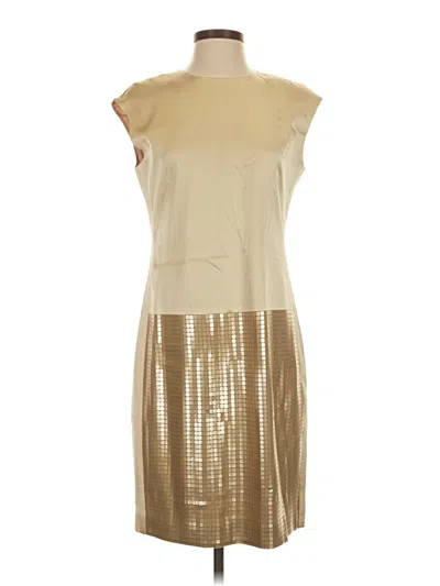 Pre-owned W By Worth Cocktail Dress In Gold