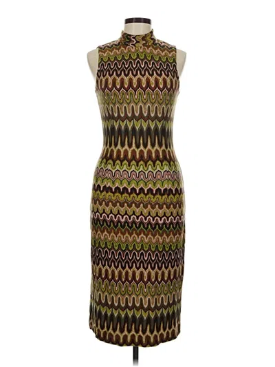 Pre-owned W By Worth Cocktail Dress In Green