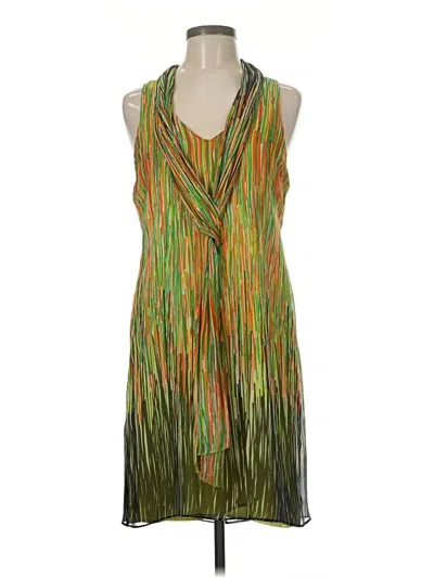 Pre-owned W By Worth Cocktail Dress In Green