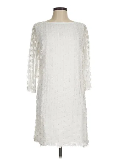 Pre-owned W By Worth Cocktail Dress In Ivory