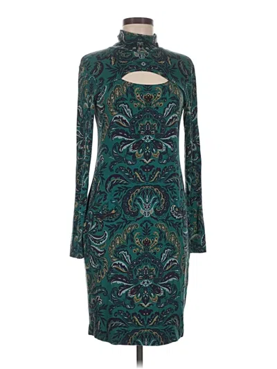 Pre-owned W By Worth Cocktail Dress In Teal