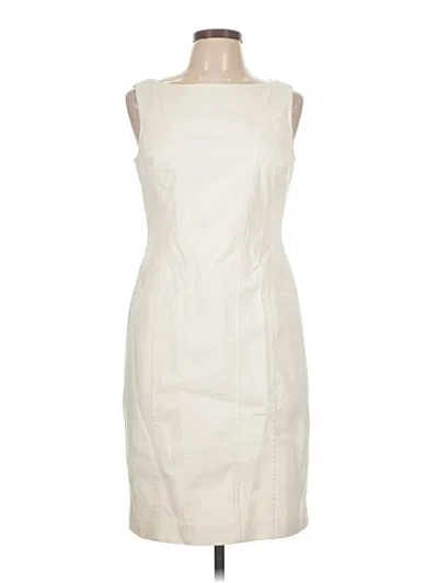 Pre-owned W By Worth Cocktail Dress In White