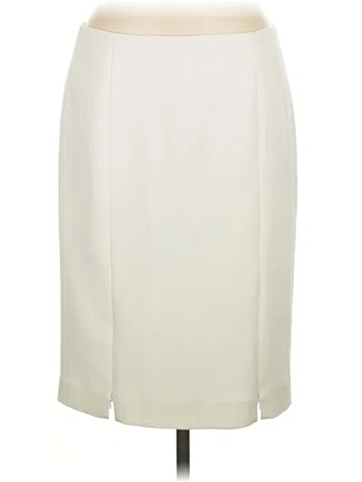 Pre-owned W By Worth Formal Skirt In Ivory