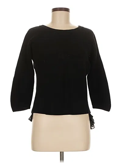 Pre-owned W By Worth Pullover Sweater In Black
