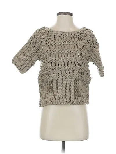 Pre-owned W By Worth Pullover Sweater In Gray