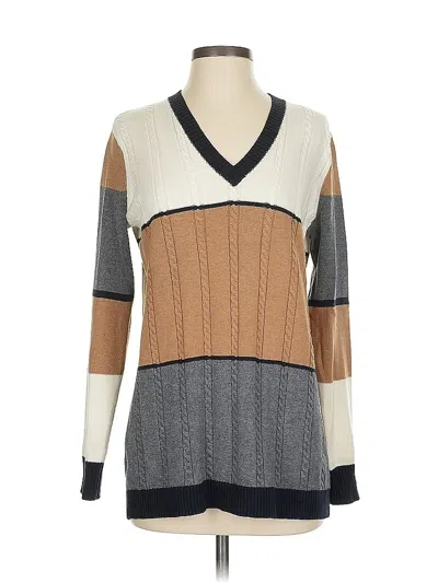 Pre-owned W By Worth Pullover Sweater In Tan