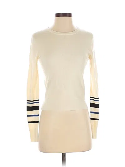 Pre-owned W By Worth Pullover Sweater In White