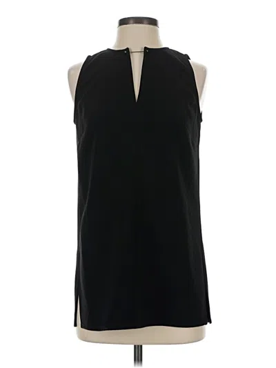 Pre-owned W By Worth Sleeveless Blouse In Black