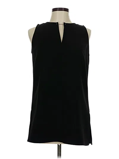 Pre-owned W By Worth Sleeveless Blouse In Black