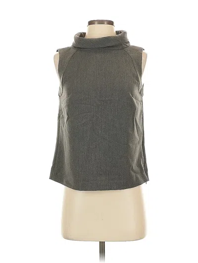 Pre-owned W By Worth Sleeveless Blouse In Gray