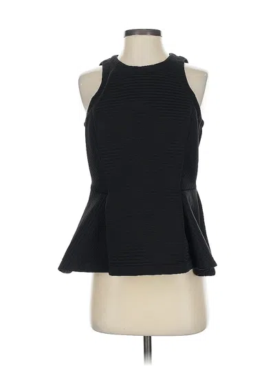 Pre-owned W By Worth Tank Top Black Halter Neckline Tops