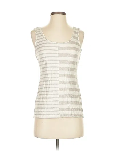 Pre-owned W By Worth Tank Top Silver Tops