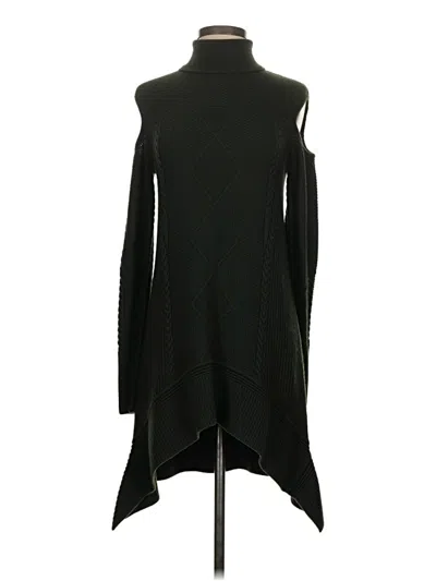 Pre-owned W By Worth Turtleneck Sweater In Black