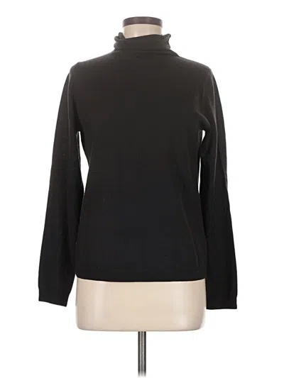 Pre-owned W By Worth Turtleneck Sweater In Black