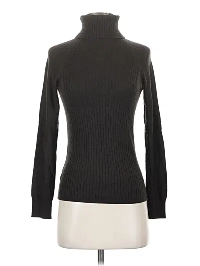Pre-owned W By Worth Turtleneck Sweater In Black
