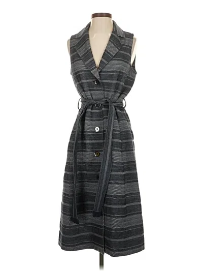 Pre-owned W By Worth Vest In Gray