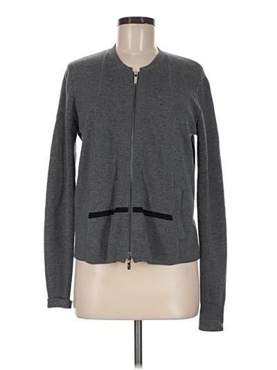 Pre-owned W By Worth Wool Cardigan Sweater In Gray