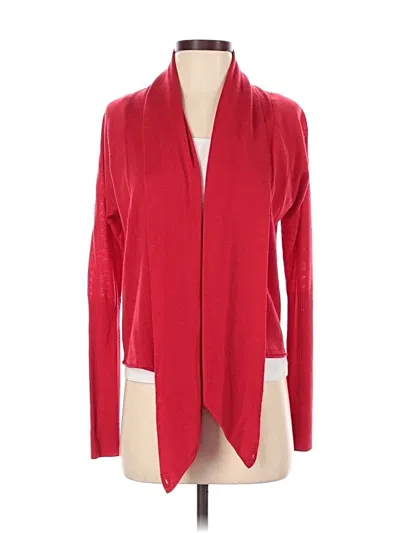Pre-owned W By Worth Wool Cardigan Sweater In Red