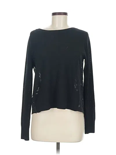 Pre-owned W By Worth Wool Pullover Sweater In Black