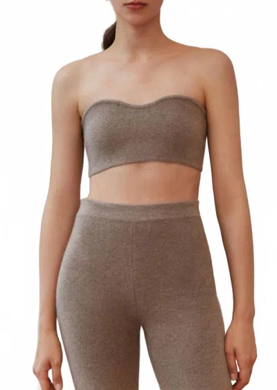 W. Cashmere Angela Bandeau In Tan In Brown