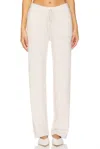 W. Cashmere Bailey Pants In Fog In White