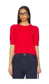 W. Cashmere Celina Pullover In 红色