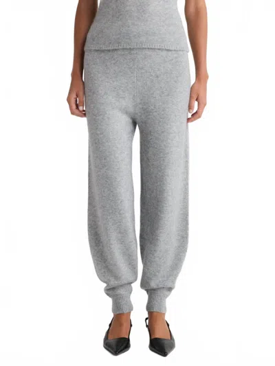 W. Cashmere Georgie Cashmere Sweatpant In Flint Gray