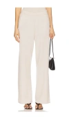 W. Cashmere Laurie Wide Leg Sweatpants In Neutral