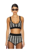 W. Cashmere Bustiertop In Black