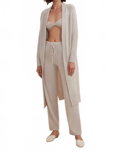 W. Cashmere Vicia Cashmere Bralette In Fog In White