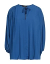 W  Dabliu W Dabliu Woman Top Blue Size 2 Viscose