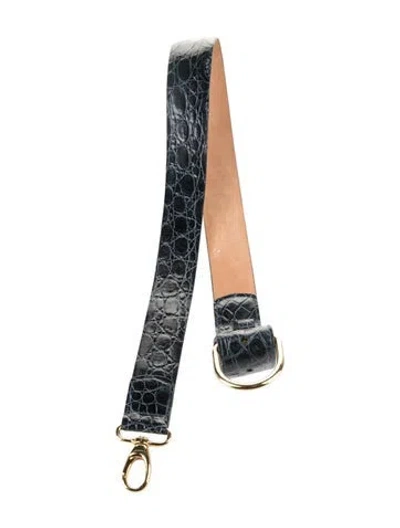 Pre-owned W. Kleinberg Bag Strap In Blue