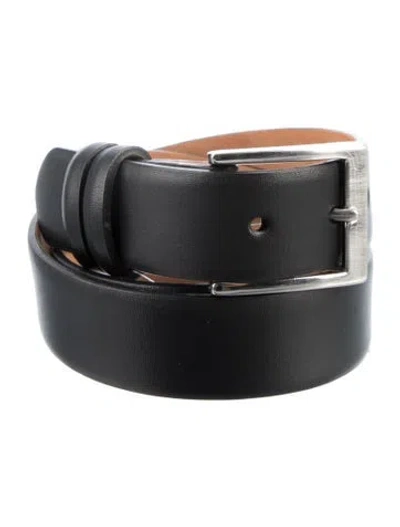 Pre-owned W. Kleinberg Leather Belt In Black