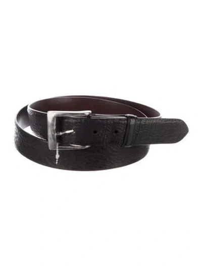 Pre-owned W. Kleinberg Leather Belt In Brown