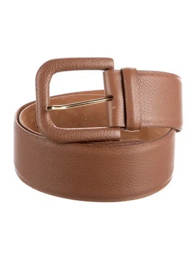 Pre-owned W. Kleinberg Leather Belt In Brown