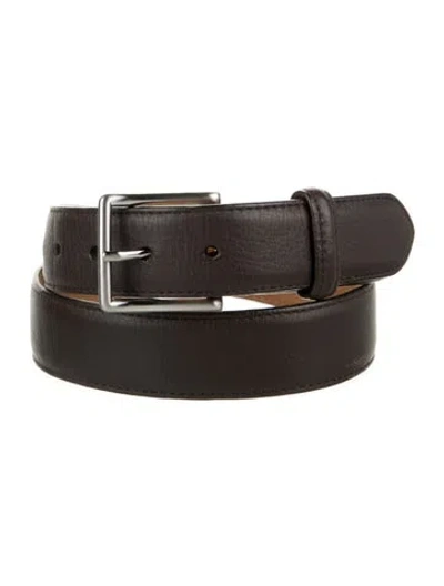 Pre-owned W. Kleinberg Leather Belt In Brown