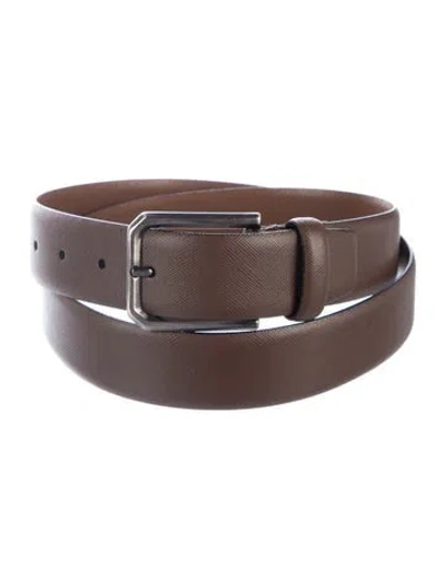 Pre-owned W. Kleinberg Leather Buckle W/ Tags In Brown