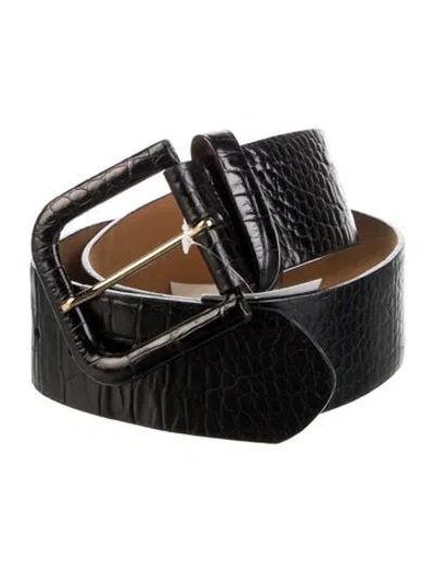 Pre-owned W. Kleinberg Leather Waist Belt In Brown