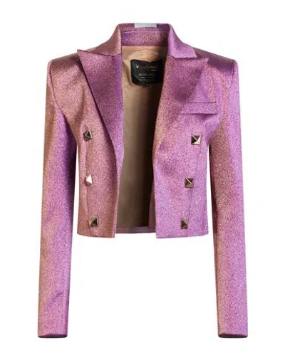W Les Femmes By Babylon Woman Blazer Purple Size 4 Polyamide, Elastane