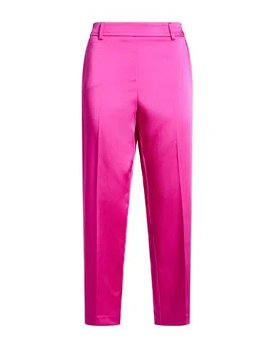 W Les Femmes By Babylon Woman Pants Fuchsia Size 10 Polyamide In Pink