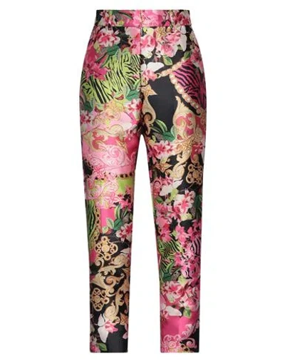 W Les Femmes By Babylon Woman Pants Fuchsia Size 6 Polyamide In Pink
