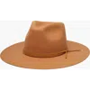 W Y E T H Shea Fedora In Brown