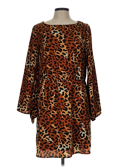 Pre-owned W118 By Walter Baker Casual Dress In Brown
