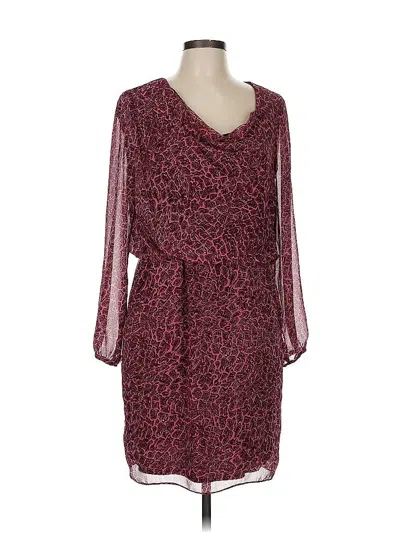 Pre-owned W118 By Walter Baker Cocktail Dress In Burgundy