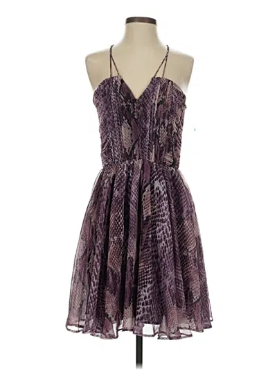 Pre-owned W118 By Walter Baker Cocktail Dress In Purple