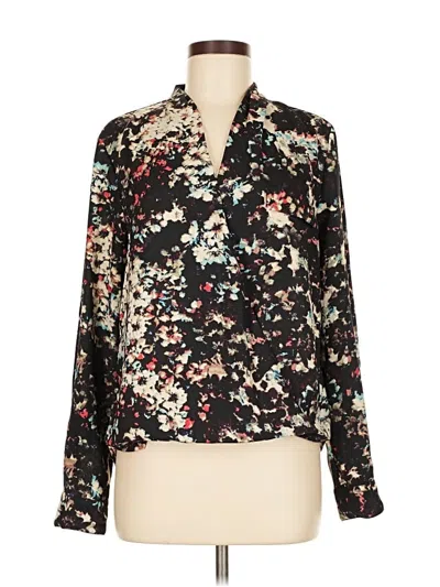 Pre-owned W118 By Walter Baker Long Sleeve Blouse In Black