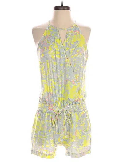 Pre-owned W118 By Walter Baker Romper In Yellow