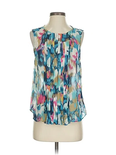 Pre-owned W118 By Walter Baker Sleeveless Blouse In Blue