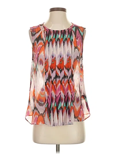 Pre-owned W118 By Walter Baker Sleeveless Blouse In Orange